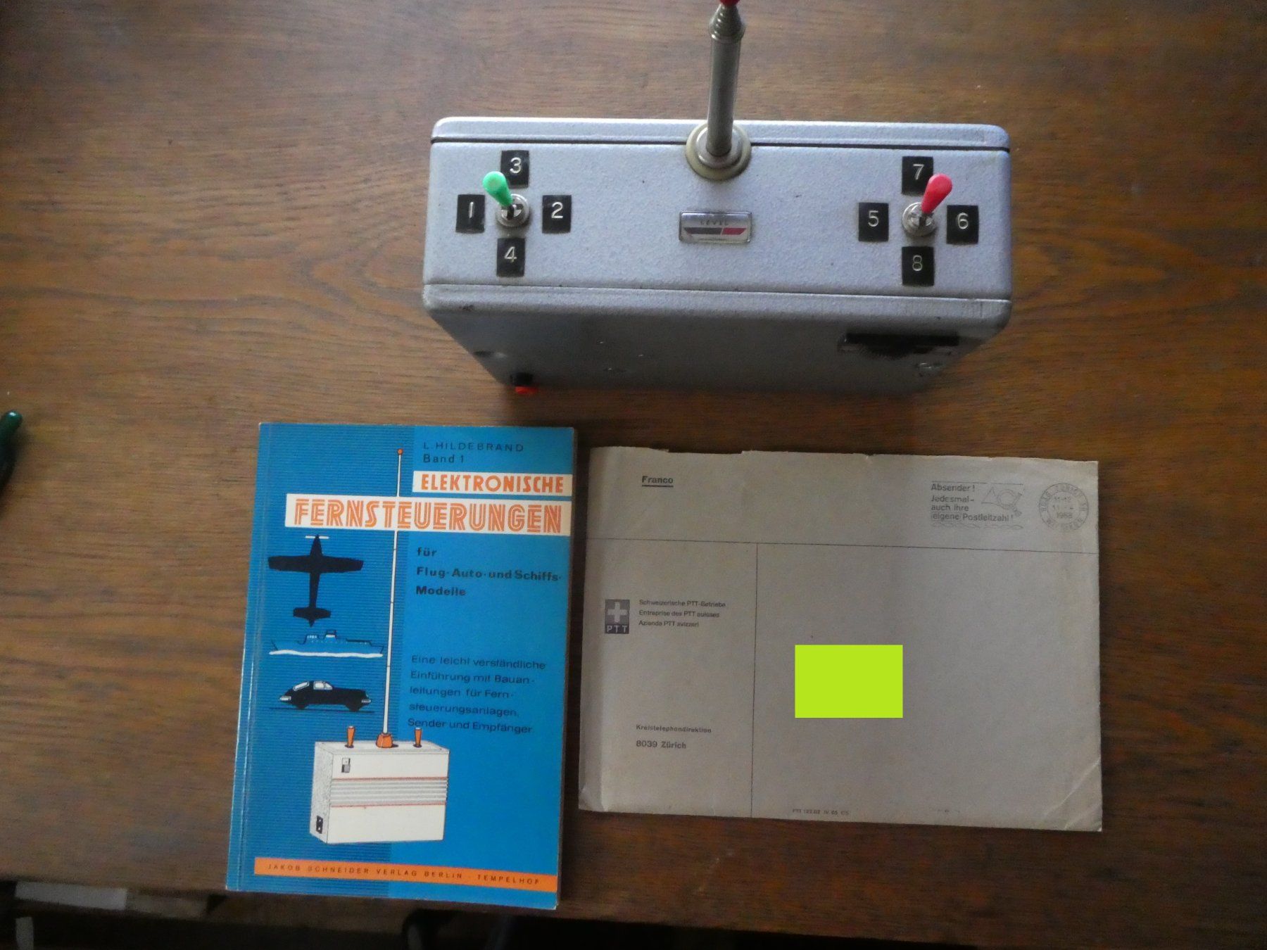 Absima Modellismo RC: Funkfernsteuerung mit Radiosendekonzession E von 1968 – Usato da Würenlos venduto da KKMeister