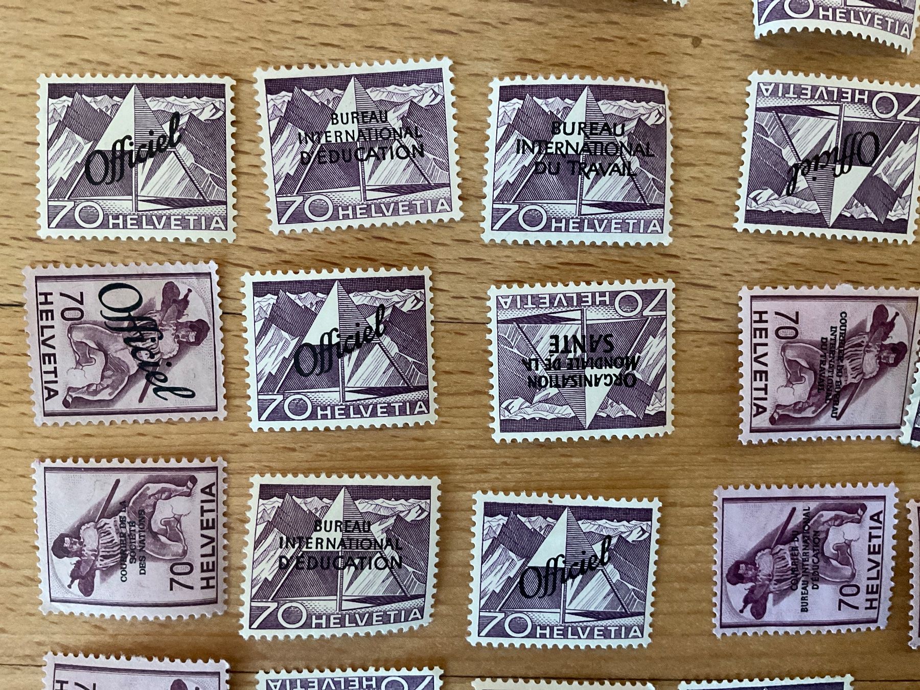 Tutti i francobolli: 26.60Fr Ämter Frankaturware ungestempelt postfrisch Sammlung – Nuovo (secondo la descrizione) da Wil SG venduto da Chefsugus 1