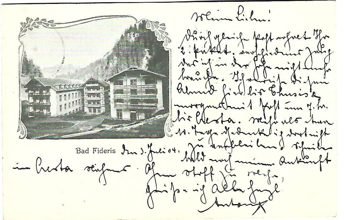 Cartes postales: Bad Fideris – D'occasion à Wetzikon ZH par Brulu100