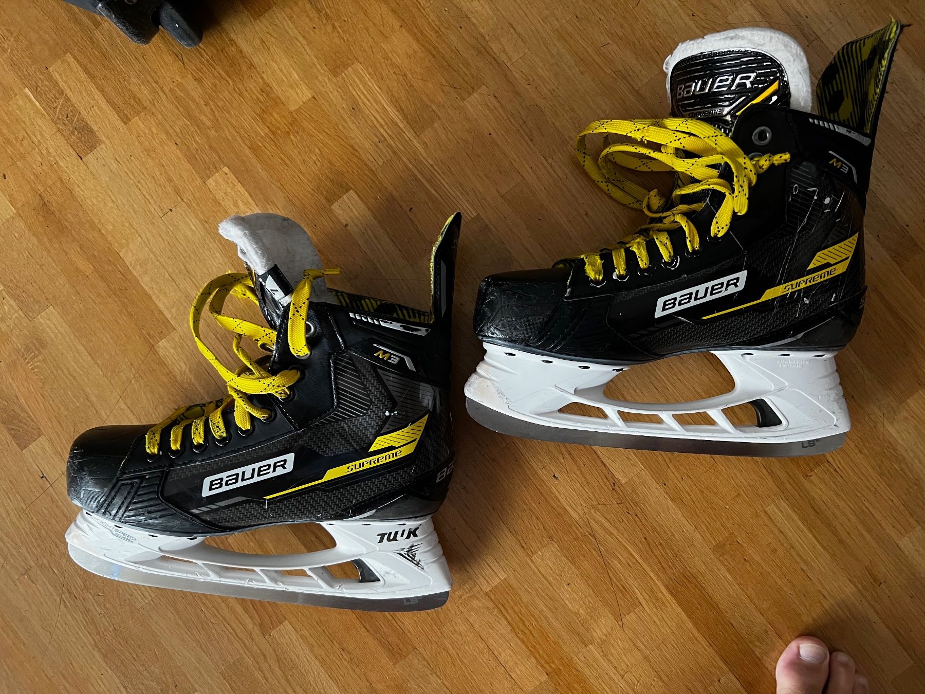 Bauer Pattini da ghiaccio: Junior-Schlittschuhe Bauer Supreme M3 – Usato da Zürich venduto da luc70