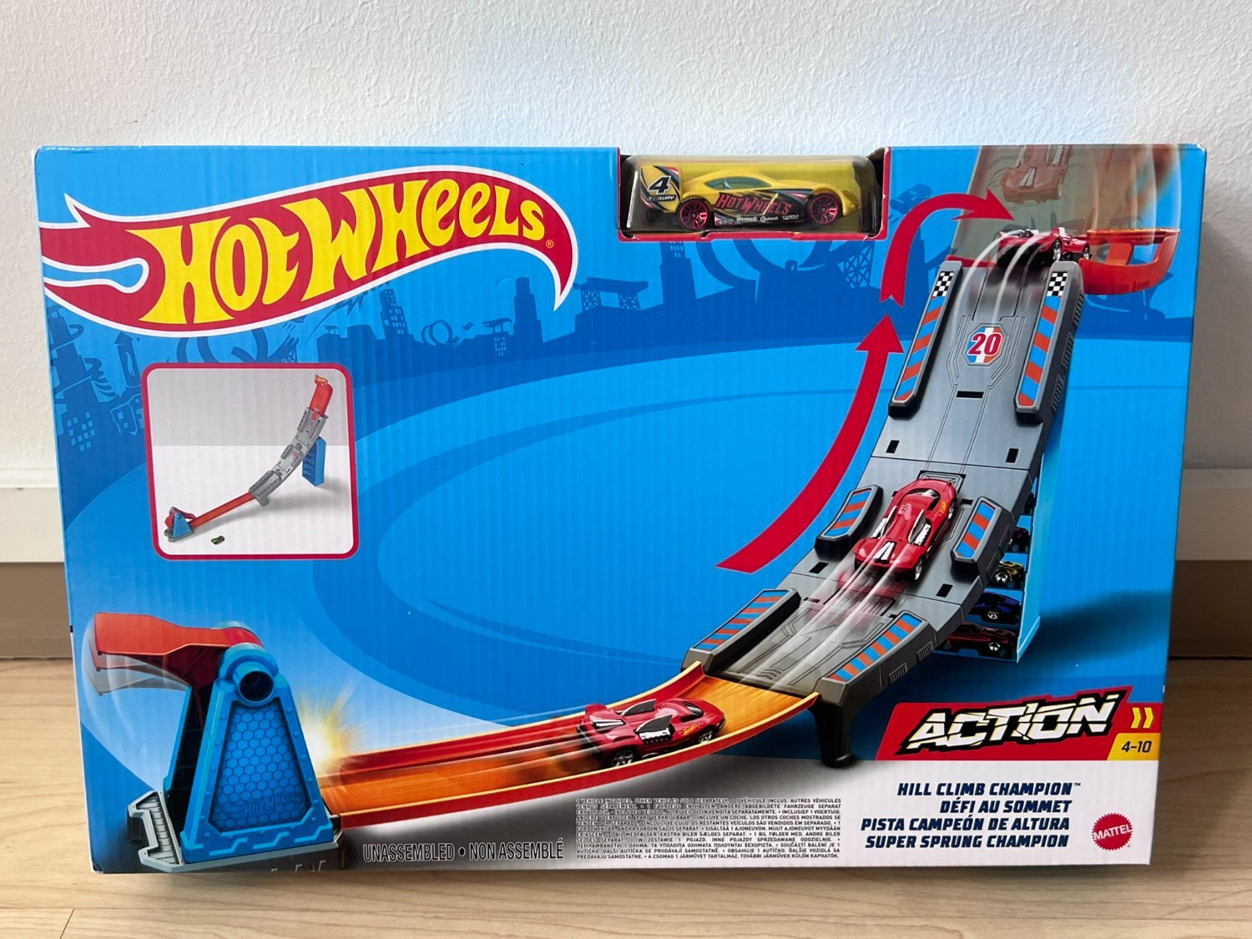 Hot Wheels Modellini d'auto: Hot Wheels Hill Climb Champion – Nuovo e nell'imballaggio originale da Wildegg venduto da Car-Mania