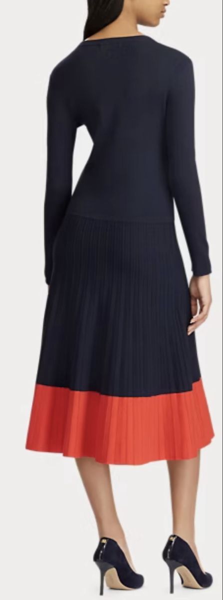 Ralph Lauren Vestiti: Ralph Lauren Color-Block-Kleid mit Baumwolle – Usato da Obfelden venduto da cesarina10 3