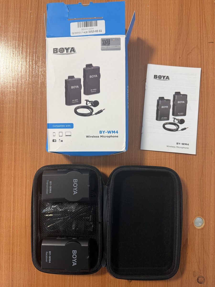 Mikrofone: Système Micro sans fil BOYA BY-WM4 - NEUF - Pour Smartphone  – Neu und originalverpackt aus Ardon von Momovs99 1