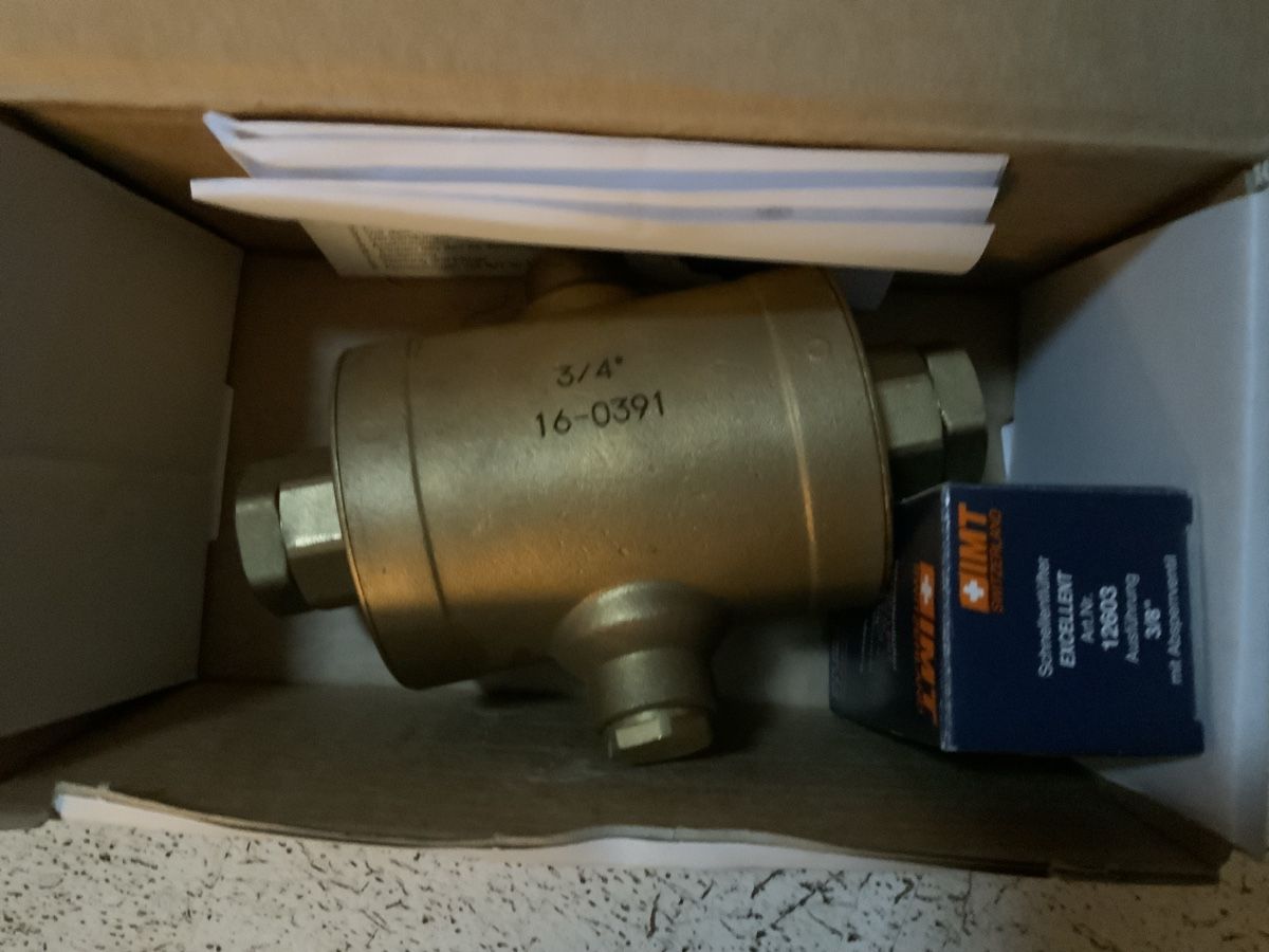 Sanitari: Air Terminator 12406+121, 3/4", Neu! – Nuovo e nell'imballaggio originale da Safnern venduto da Dtimo 1