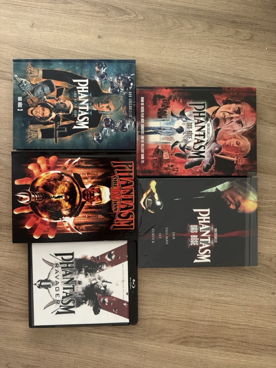 Tutti i DVDs: Phantasm 1-5 Collection BluRay/Mediabook – Usato da Hagendorn venduto da masterchieff