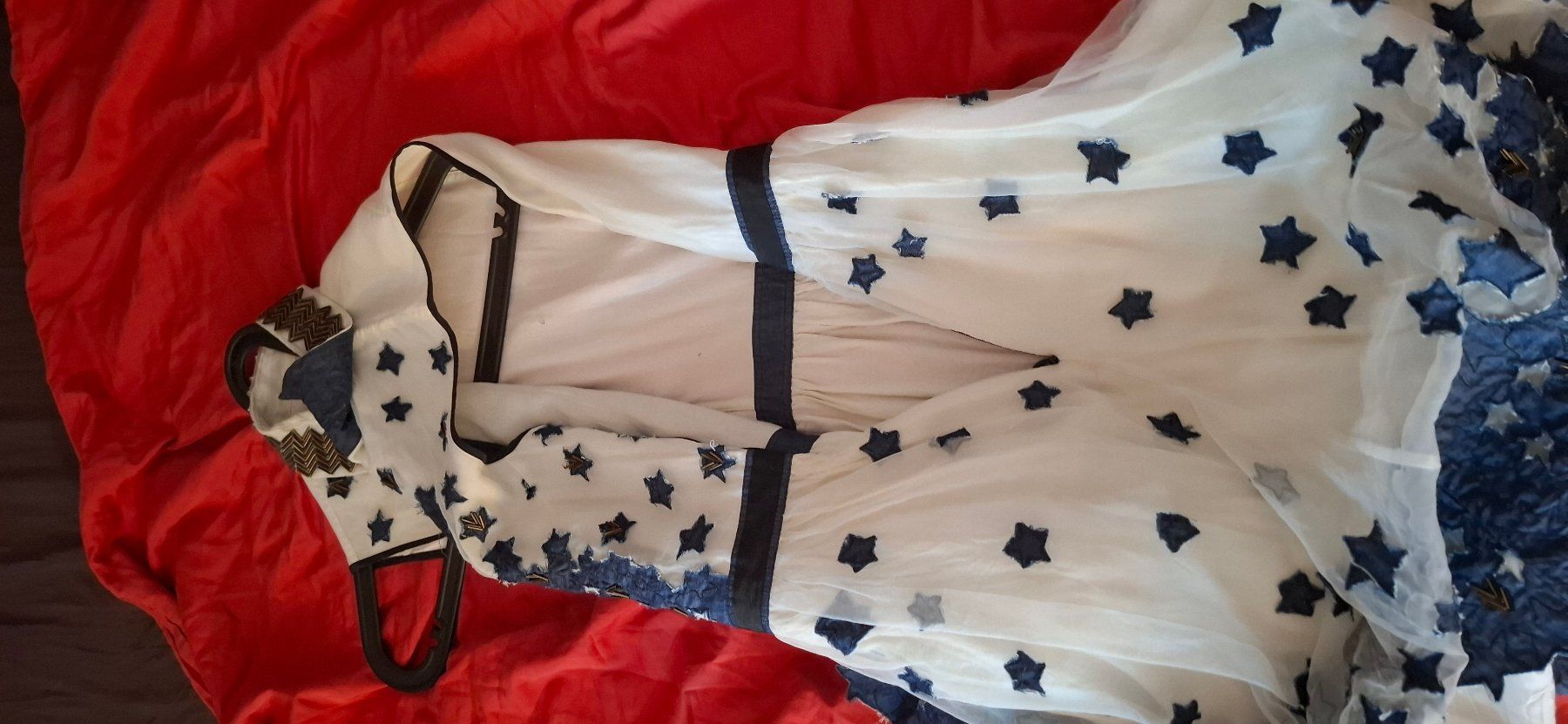 Diesel Vestiti: Robe DIESEL blanche motif étoiles bleu taille M – Usato da Carouge GE venduto da mon_x9y7 5