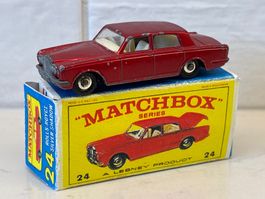 Miniature voiture Matchbox Rolls Royce Silver Shadow rouge