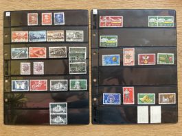 Schweiz - schöne Sammlung ab 1932 auf 42 Seiten 