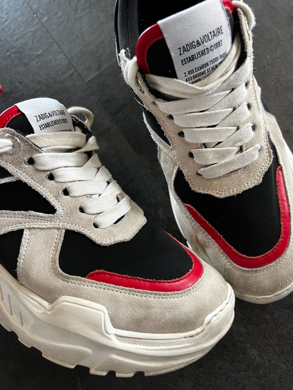 Zadig & Voltaire Scarpe da donna: Zadig & Voltaire Sneakers, 65% Leather Gr. 39 – Usato da Rüschlikon venduto da 21moje