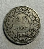 Silberner 2.- Jg. 1894 in schönem Zustand (146)