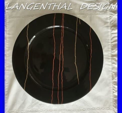 Plateaux: LANGENTHAL: PLATTE  ODER  PLATZTELLER  30 CM DURCHMESSER – D'occasion à Subingen par ArtBead 4