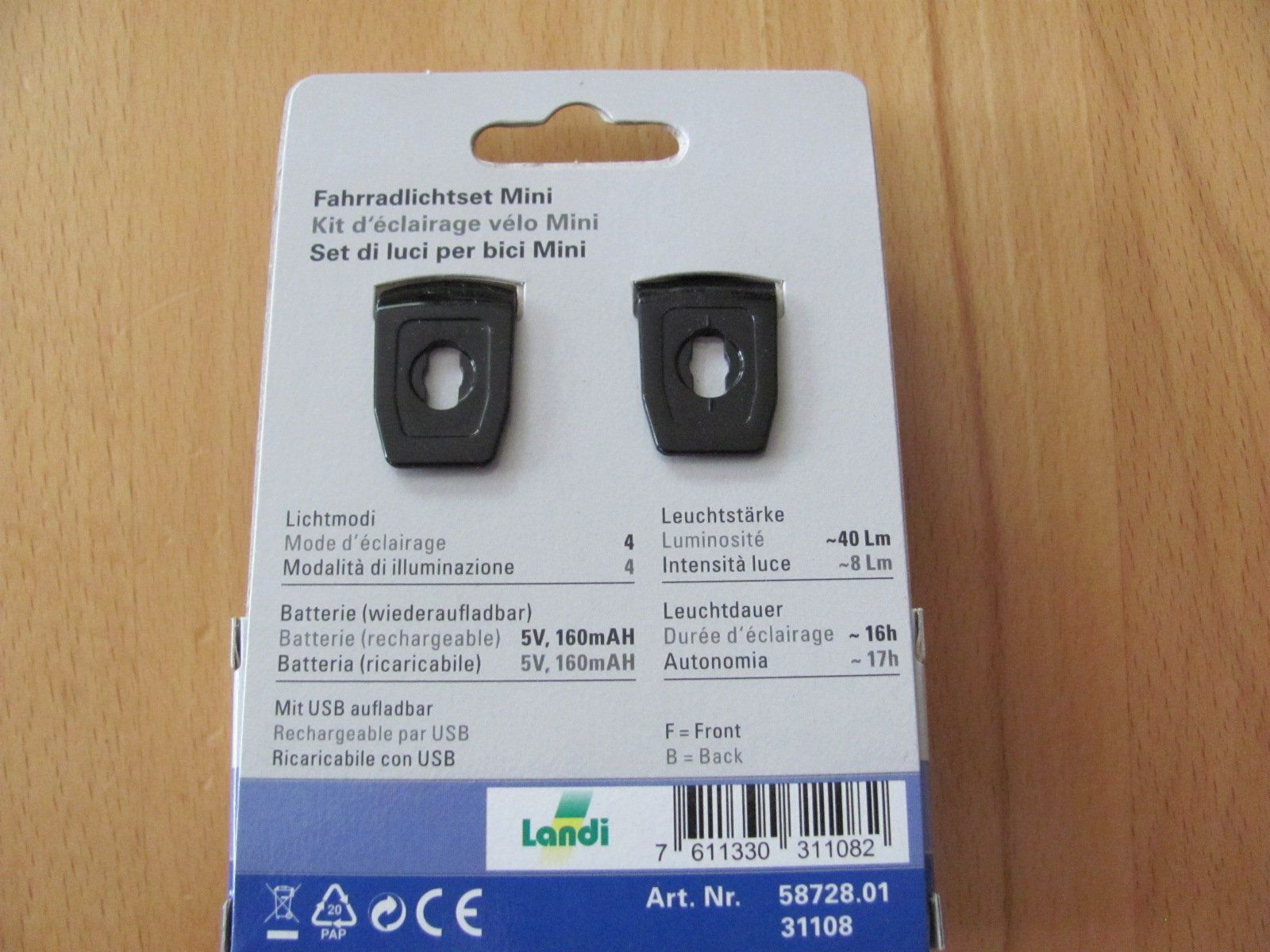 Pièces détachées: Fahrradlichtset Mini – Neuf avec emballage d'origine à Uznach par Bimbolino 1