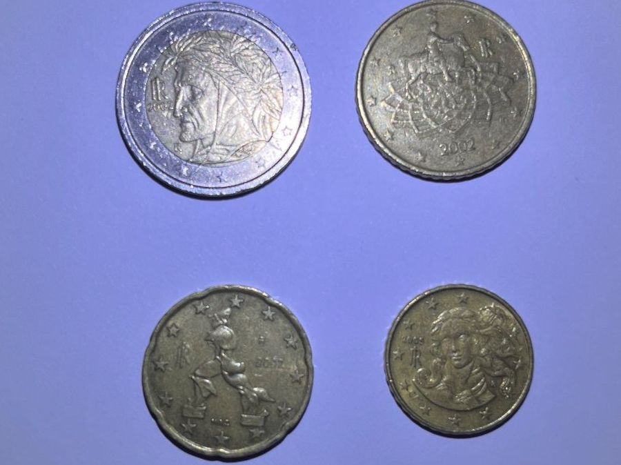 Pièces euro Italie 2002 / 2005 1