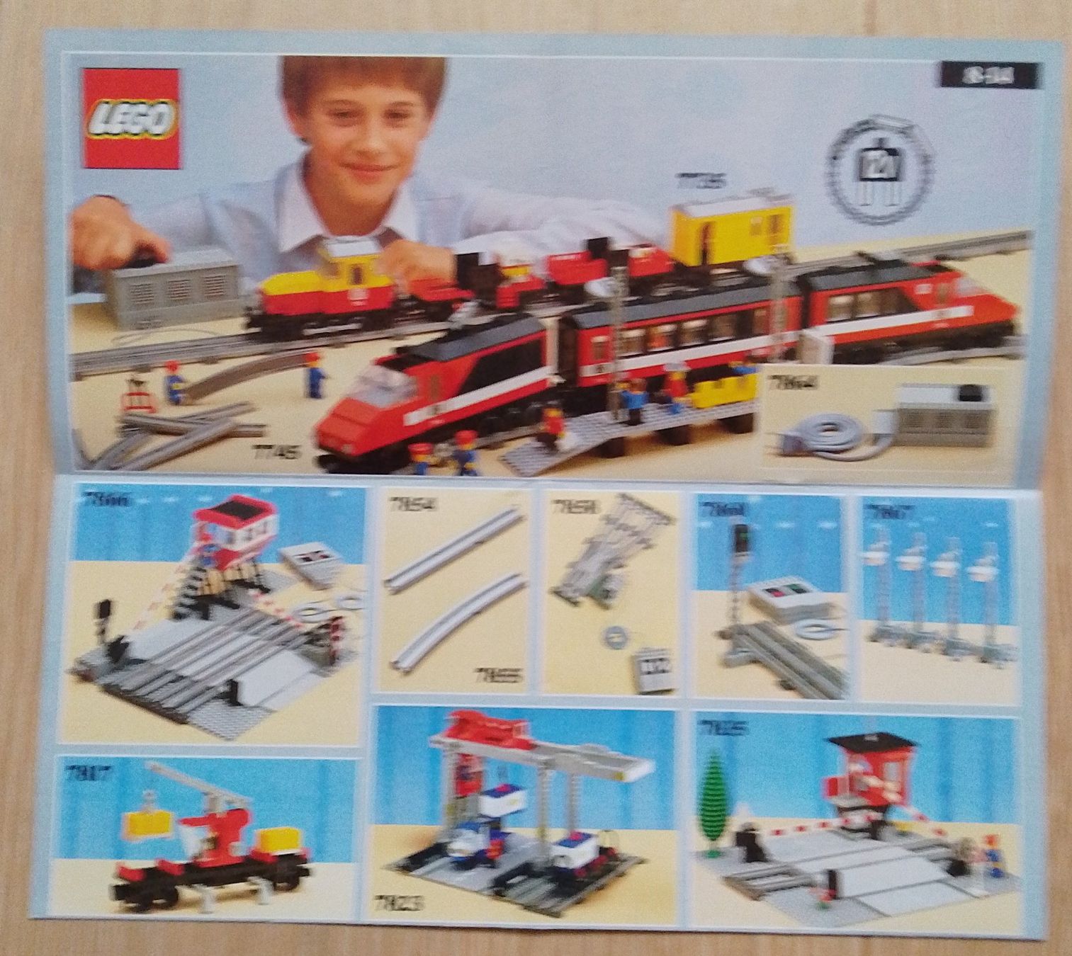 Lego Documenti: LEGO Eisenbahn Katalog Prospekt 80er gefaltet – Usato da Wohlen AG venduto da salamanderspielwaren 1
