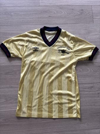 1985-86 Arsenal Umbro Centenary Away Shirt
