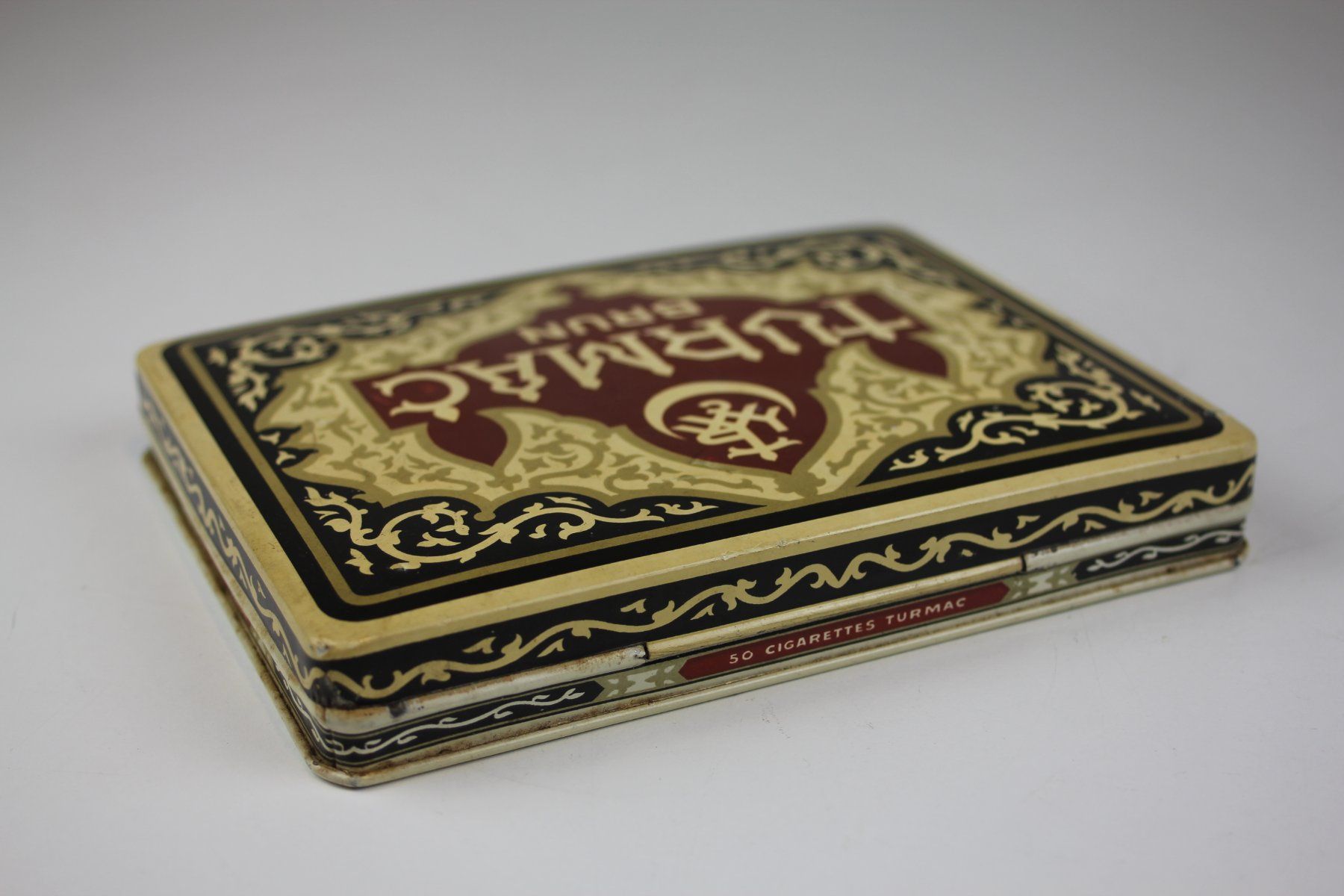 Barattoli: Vintage Turmac Brun Metallbox – Usato da Basel venduto da IRMAundFRED 3