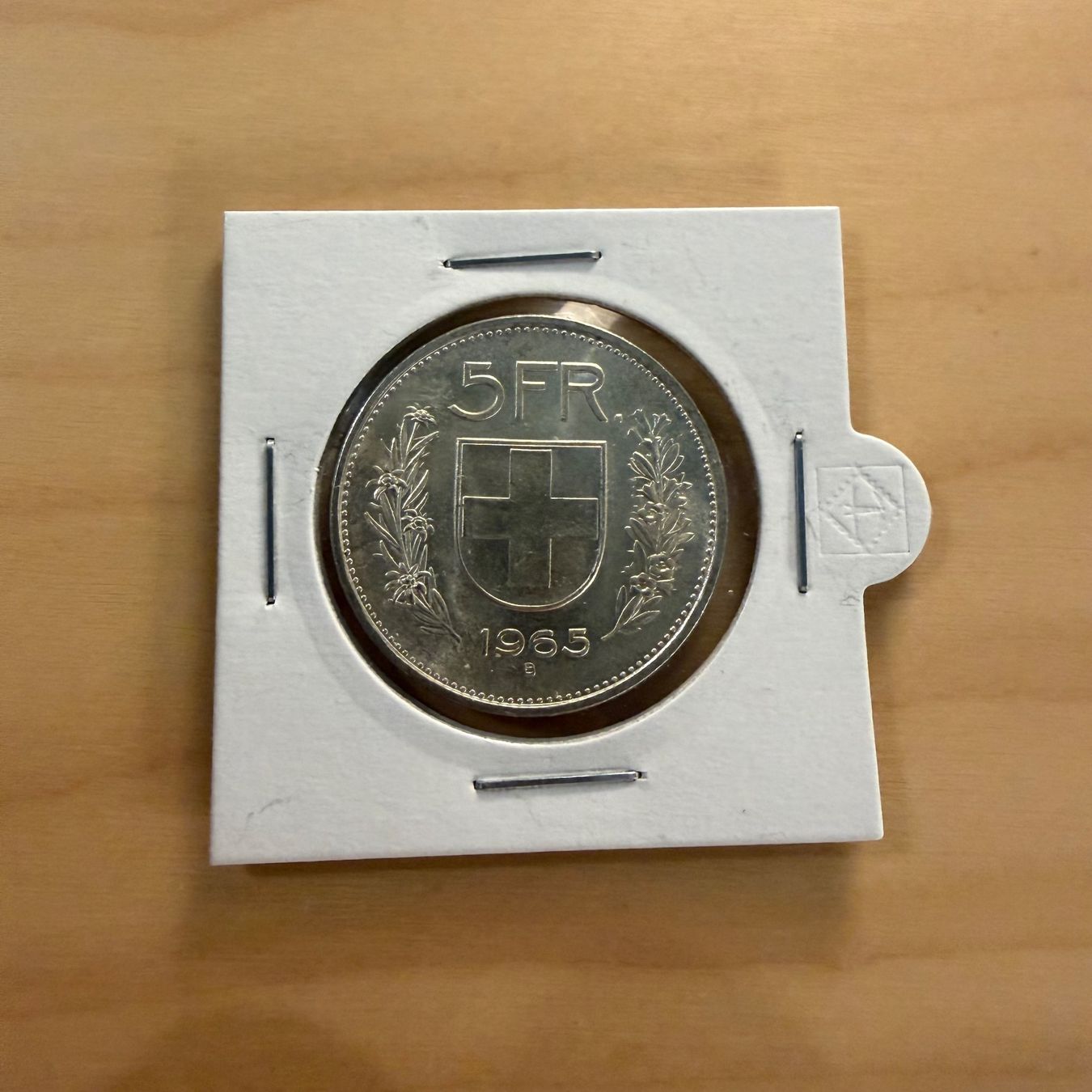 Tutti le monete: Schweizer Silbermünze 5 Franken 1965 – Usato da Wädenswil venduto da NicolaGB