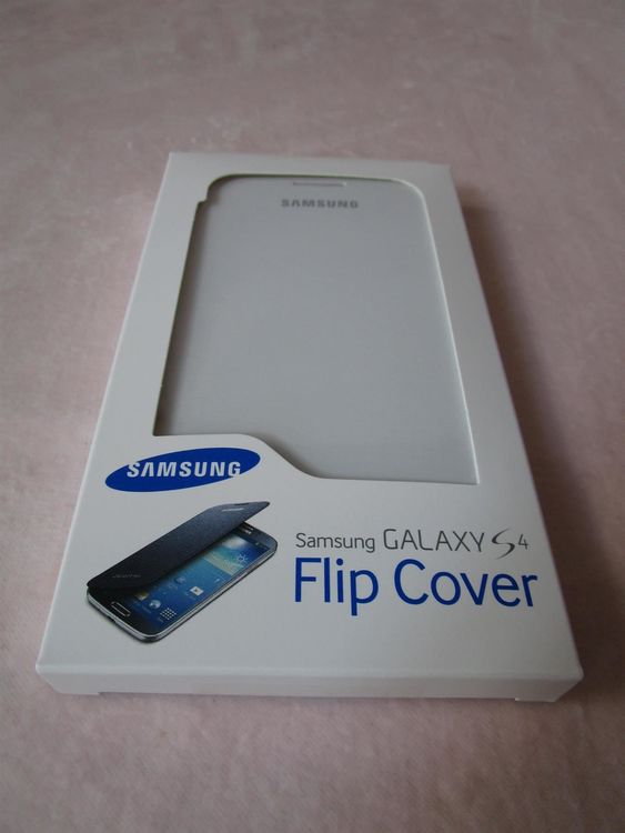 Samsung Cover & Protezioni schermo: Orig Samsung Galaxy S4 Flip Cover weiss – Nuovo e nell'imballaggio originale da Eschenbach SG venduto da brocarte
