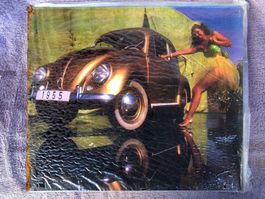 Vw käfer 1955 gold pin up luftgekühlt