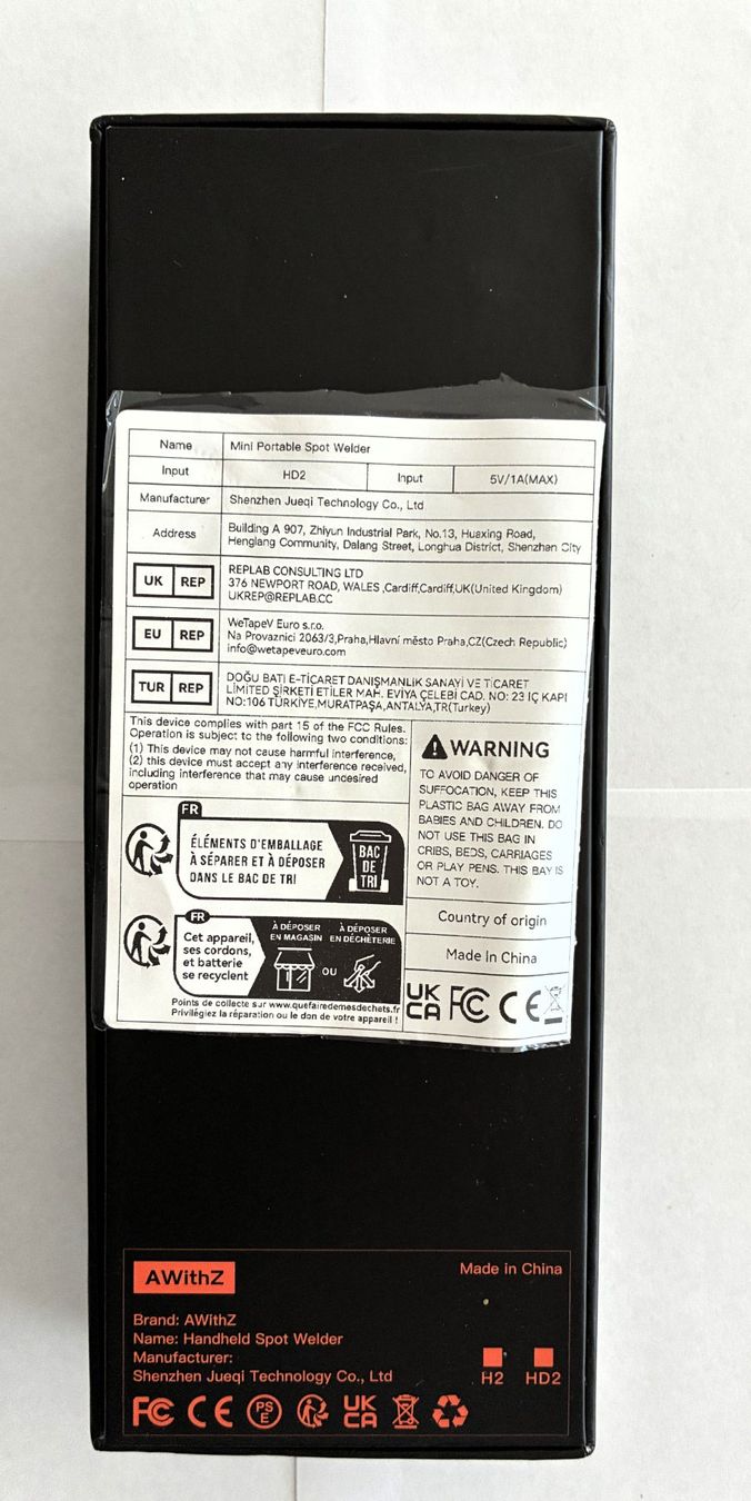 Löten & Schweissen: Punktschweissgerät AWiTHZ HD2,  Neu, originalverpackt – Neu und originalverpackt aus Allschwil von fgvsandweg 4