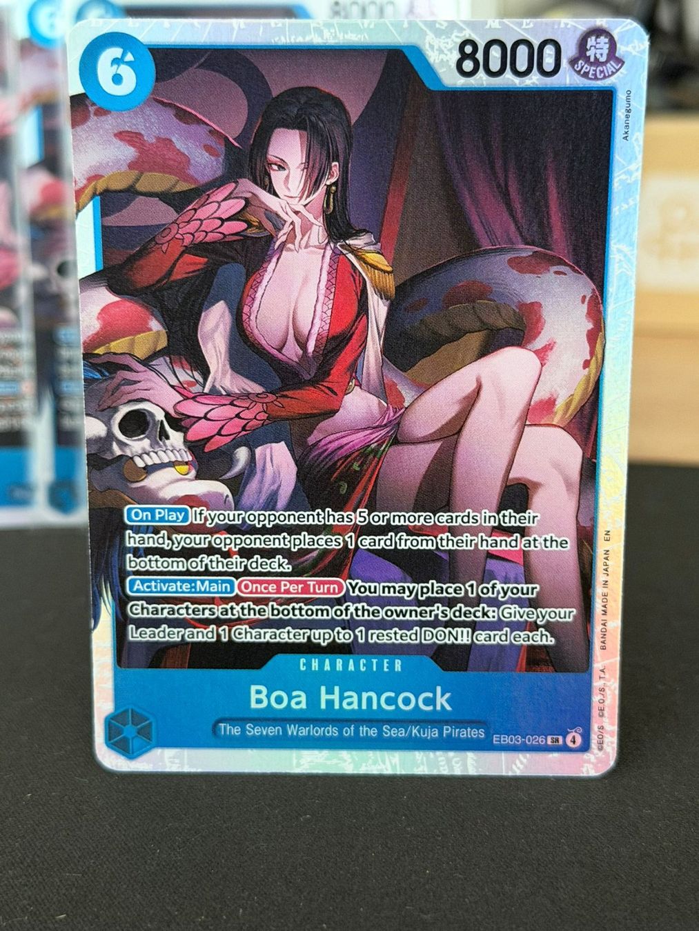 Bandai Carte collezionabili: Boa Hancock EB03-026 SR (3) – Nuovo (secondo la descrizione) da Brittnau venduto da TCGBratans