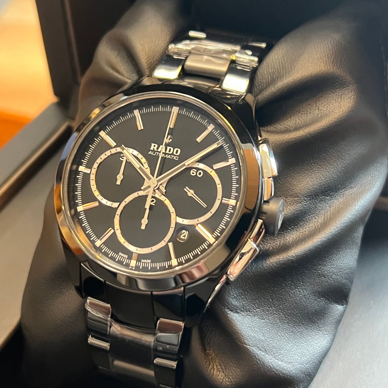 Rado Orologi: Rado HyperChrome Chronograph Full Set 01.650.0275.3.015 – Usato da Carouge GE venduto da Watchaser 2