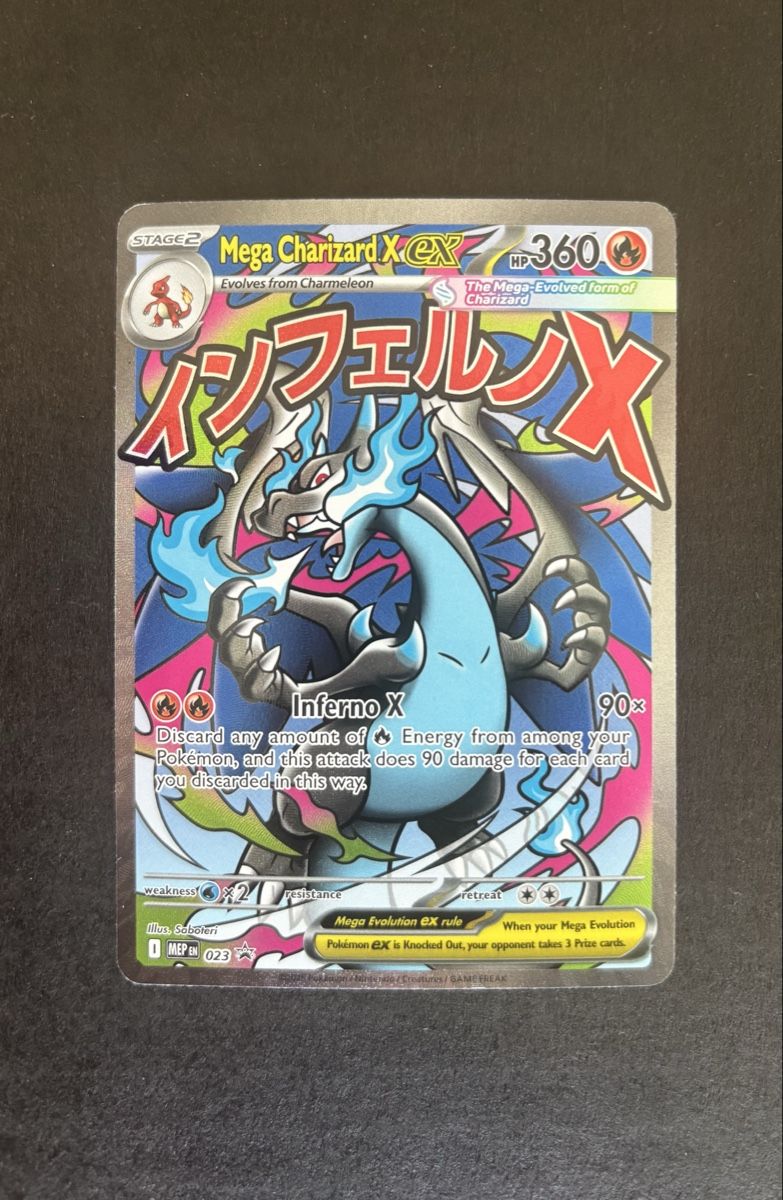 Pokémon Sammelbilder & Trading cards: Mega charizard X ex promo 023 EN Pokémon – Gebraucht aus Regensdorf von gio_lb6f