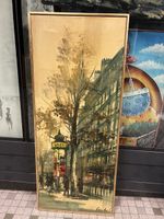 Huile sur toile de Sergio Cecchi(1921-1986)signée!