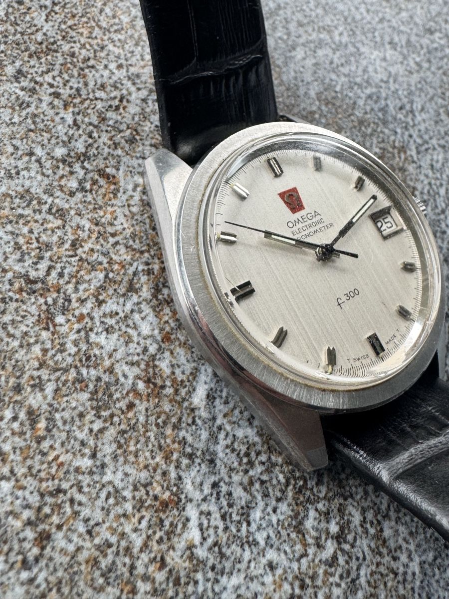 Omega Orologi: Omega Electronic F300 mit Gravur – Usato da Sursee venduto da Dersempacher 4