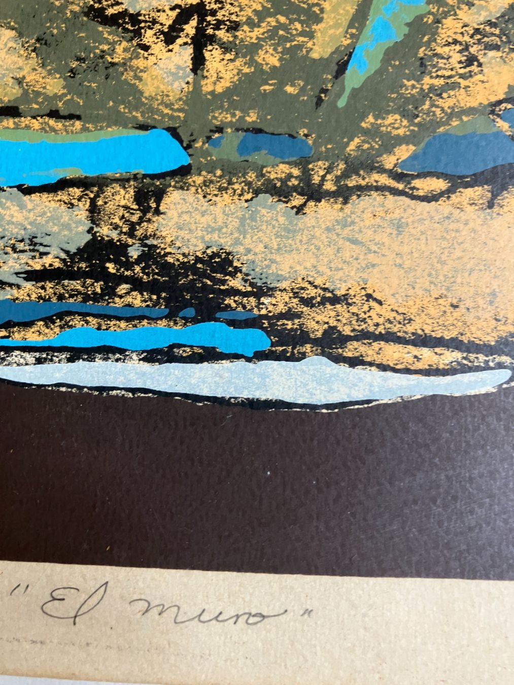 Grafica & Litografie: grosse abstrakte Litho, signiert – Usato da Männedorf venduto da Amleto3 3