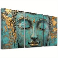 SONDERPREIS ‼️  3er Bilderserie Trilogie +BUDDHA+ 40x90