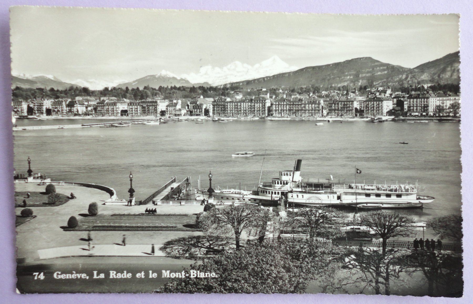 Cartoline postali: Genève - La Rade et le Mt-Blanc – Usato da Fétigny venduto da Billy2miny