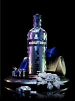 Absolut Vodka Disco Blue, 1 Liter, Limited Edition