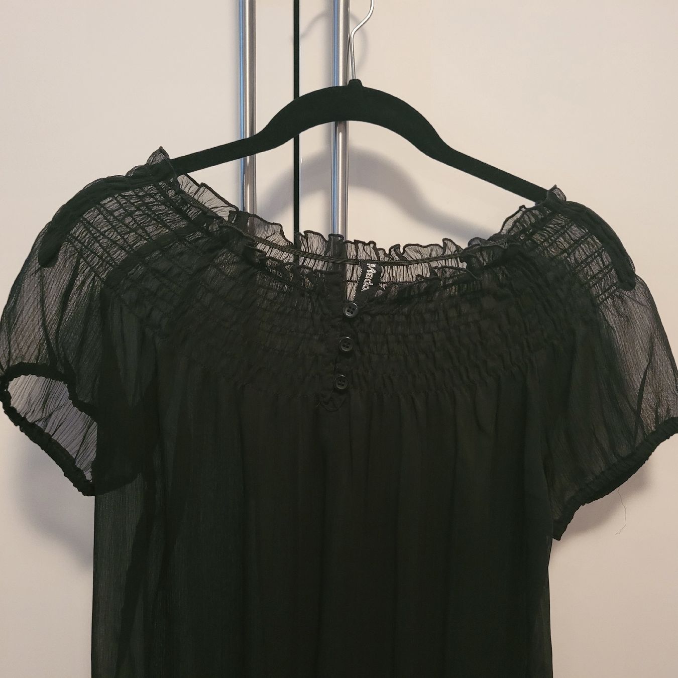 Camicette: Bluse kurzarm, leicht transparent, Chiffon – Usato da Schmerikon venduto da 7855 2