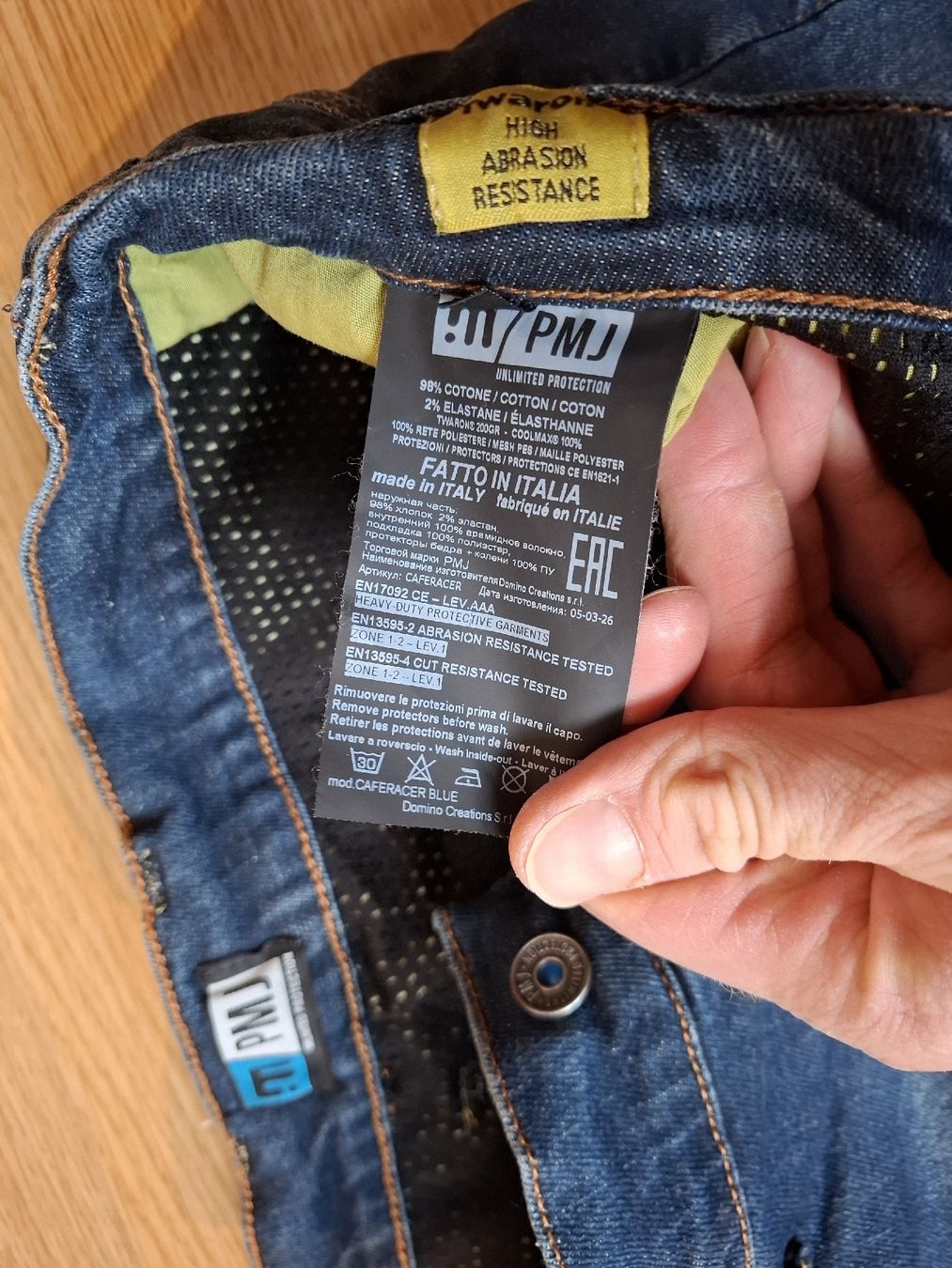 Jeans: PMJ Motorradjeans – Usato da Biberist venduto da HarleySeventyTwo 3