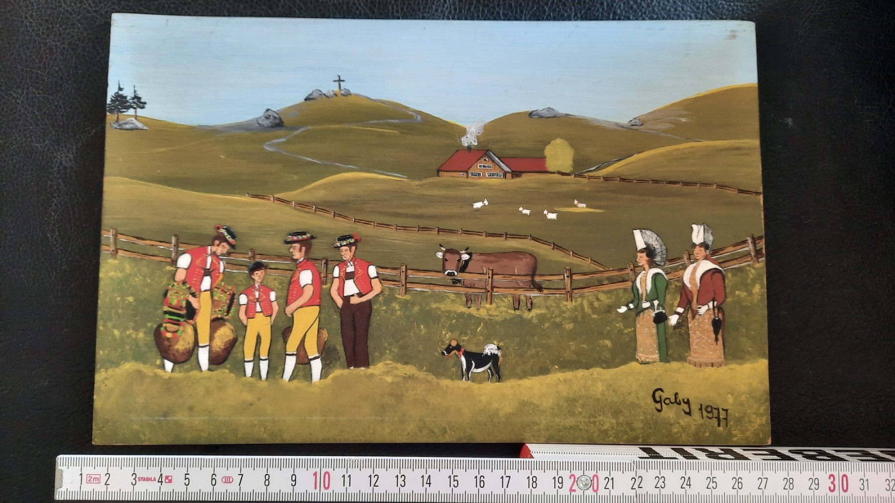 Tableaux: Appenzeller Bauernmalerei; echtes handgemaltes Gemälde – D'occasion à Herrliberg par AlexandraBopp