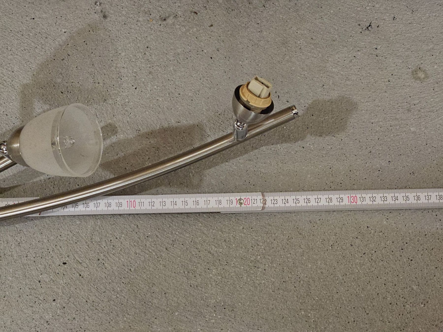 Lampadari & plafoniere: Moderne Deckenleuchte Chromstahl ca 125cm Länge – Usato da Chur venduto da Einszweidreiviermein 1