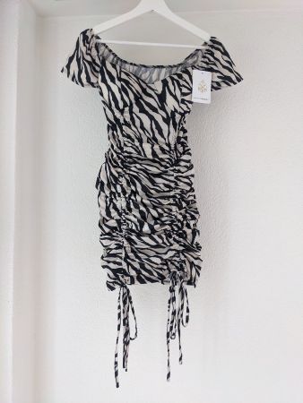 Max Design Nylon Lurex Kleid (neu mit Etikett) S/XS