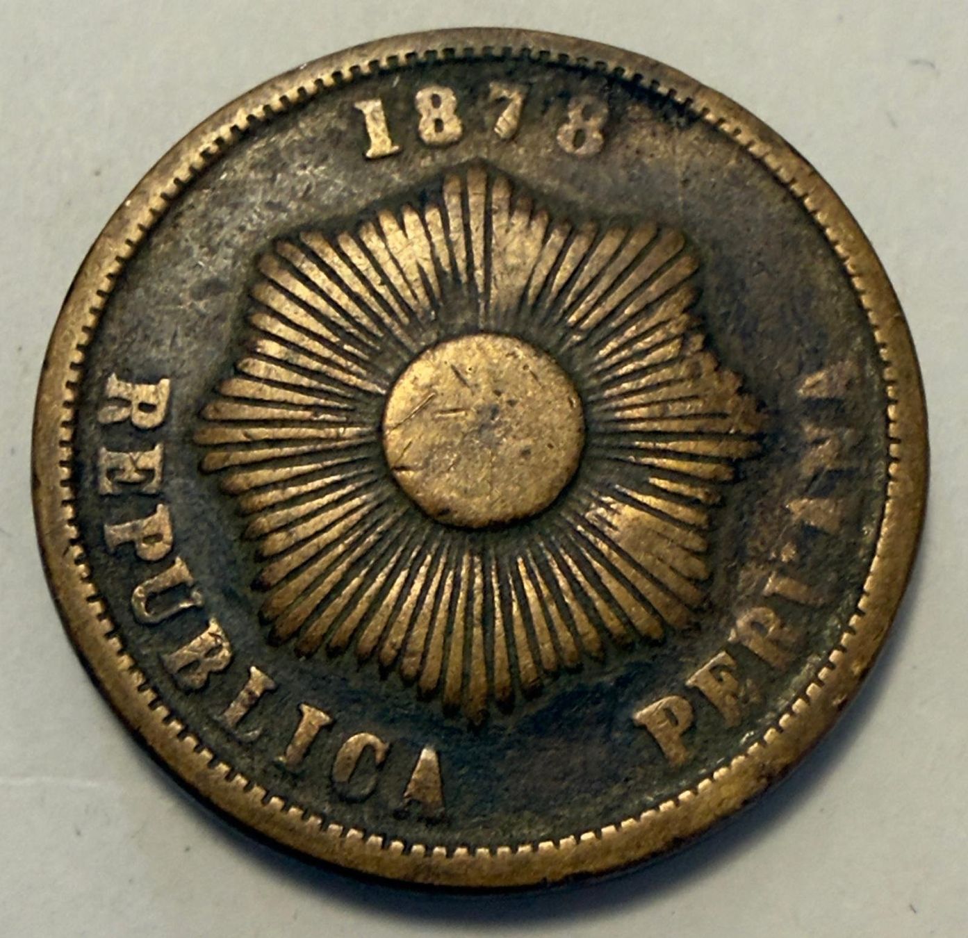 Tutti le monete: Peru 2 Centavos 1878 – Usato da Zürich venduto da Tasmiyah