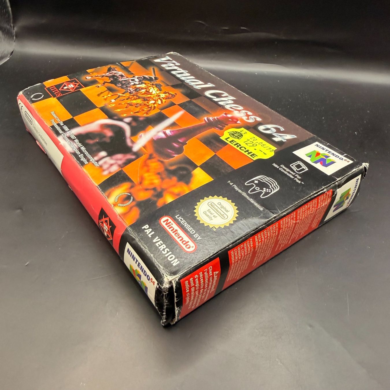 Nintendo Giochi: Nintendo 64 Spiel Virtual Chess 64 OVP – Usato da Düdingen venduto da Nerdworld 4