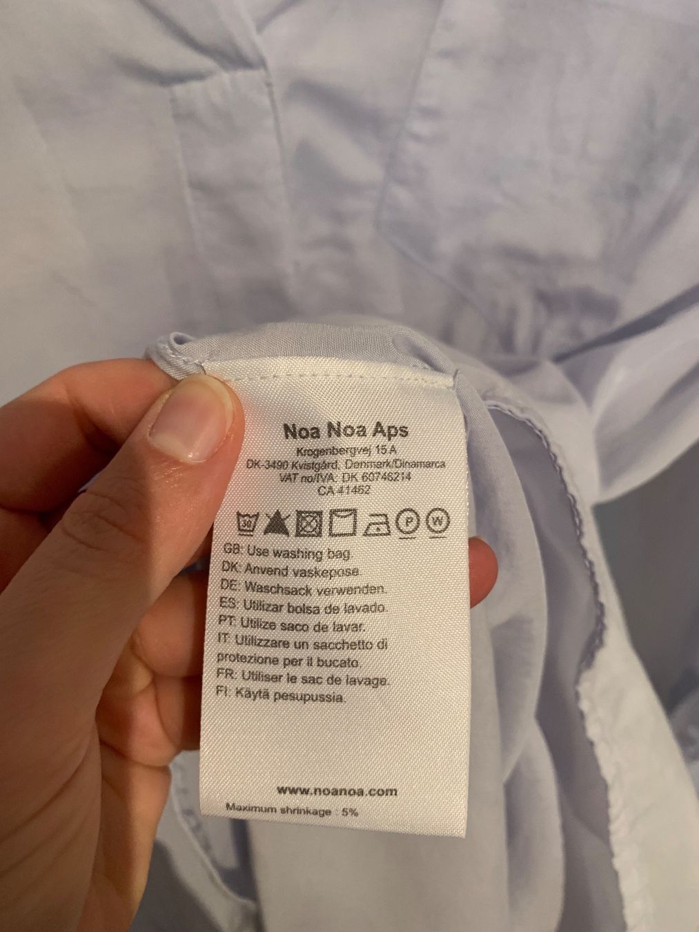 Camicette: Noa Noa Bluse hellblau Gr. 40 / L – Usato da Fislisbach venduto da KolibriSecondhand 8