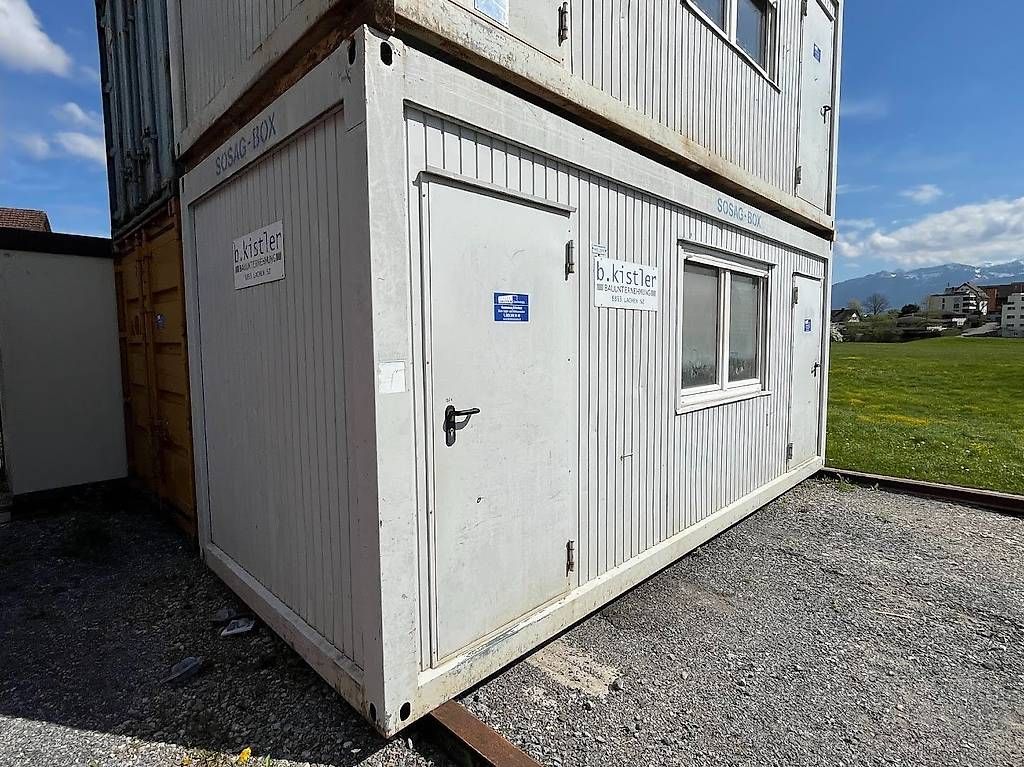 Conteneurs de construction: Container Baracke Baubüro Material Polier Mannschaft – D'occasion à St. Gallenkappel par wihatomo 1