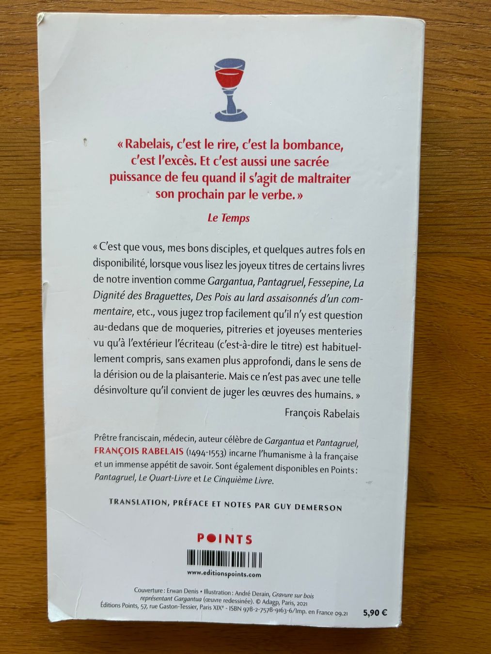 Libri: Gargantua - François Rabelais – Usato da Vallamand venduto da hed_qx6n 1