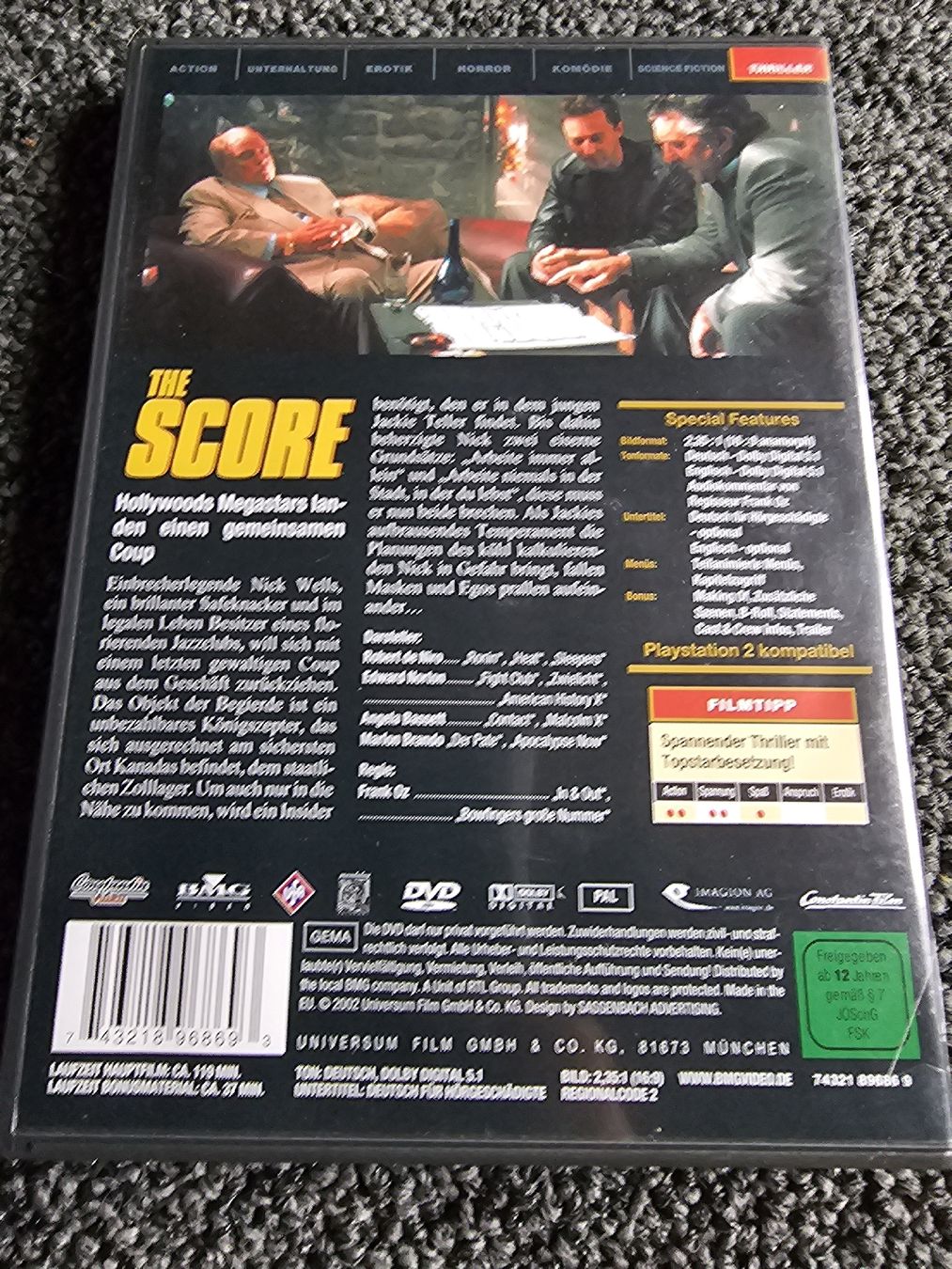 Tutti i DVDs: DVD The Score(22975) – Usato da Ruswil venduto da jan_bxl5 1