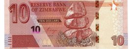 Zimbabwe 10 Dollar 2020 P-103 UNZ