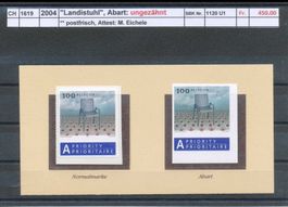 2004 "Landistuhl", Abart: ungezähnt, ** postfrisch, Attest
