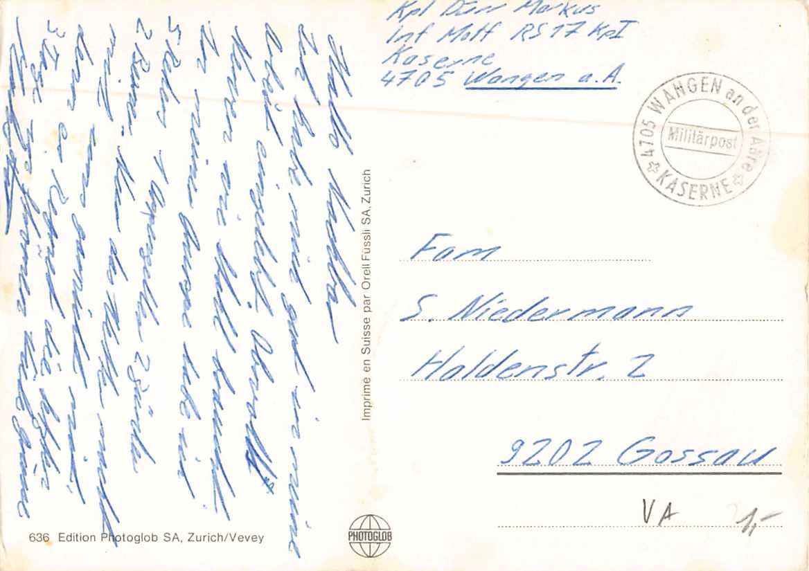 Cartoline postali: 5 MILITÄR-HUMOR-Ansichtskarten mit FELDPOST – Usato da Lufingen venduto da TopAnsichtskarten 1