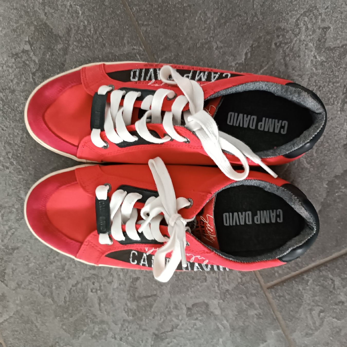 Camp David Scarpe da uomo: Rote Camp David Sneaker Gr. 43 – Usato da Emmen venduto da meitschi02