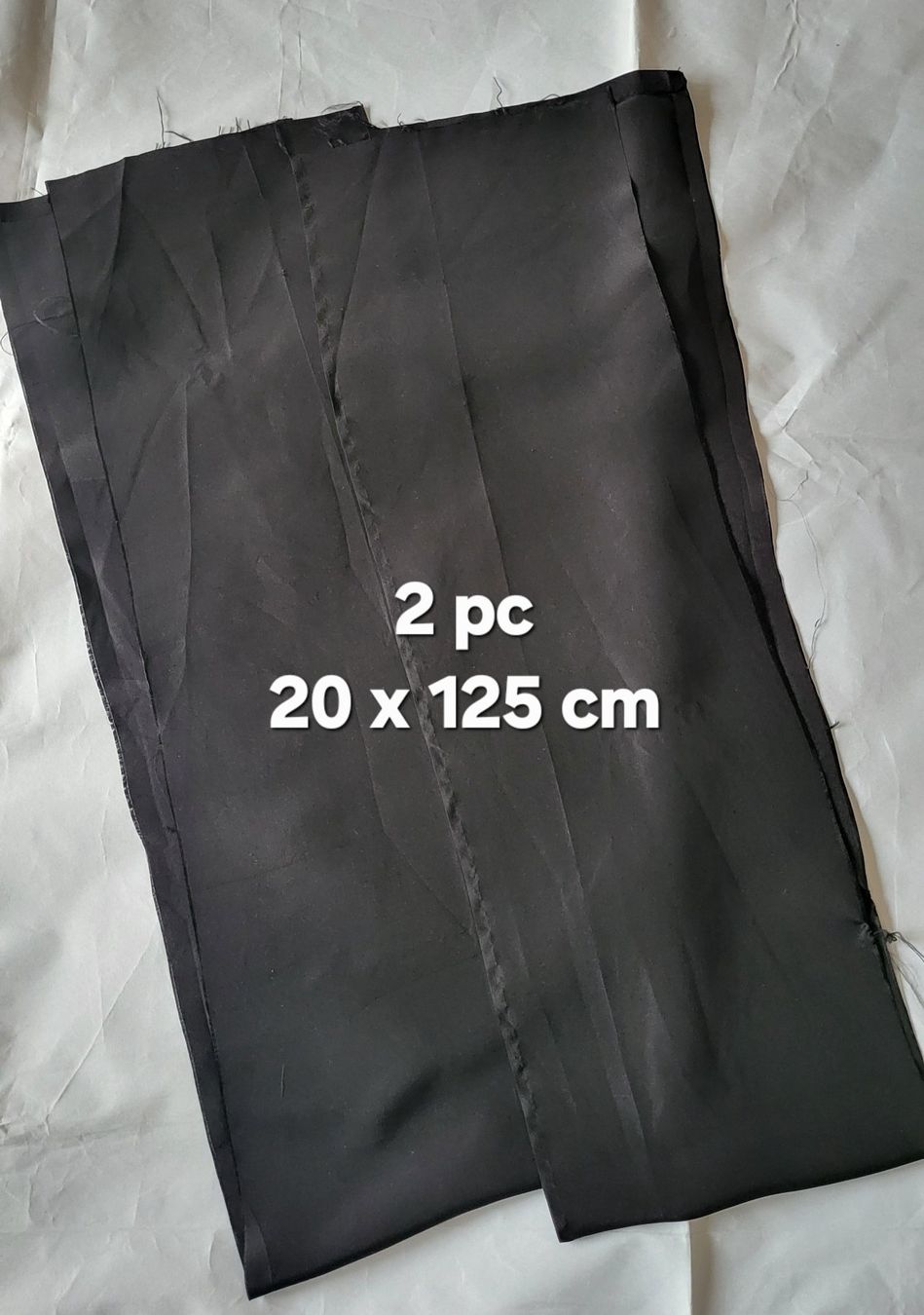 Tessuti: Coupons soie noir – Usato da Fribourg venduto da VictoriaShop7 2