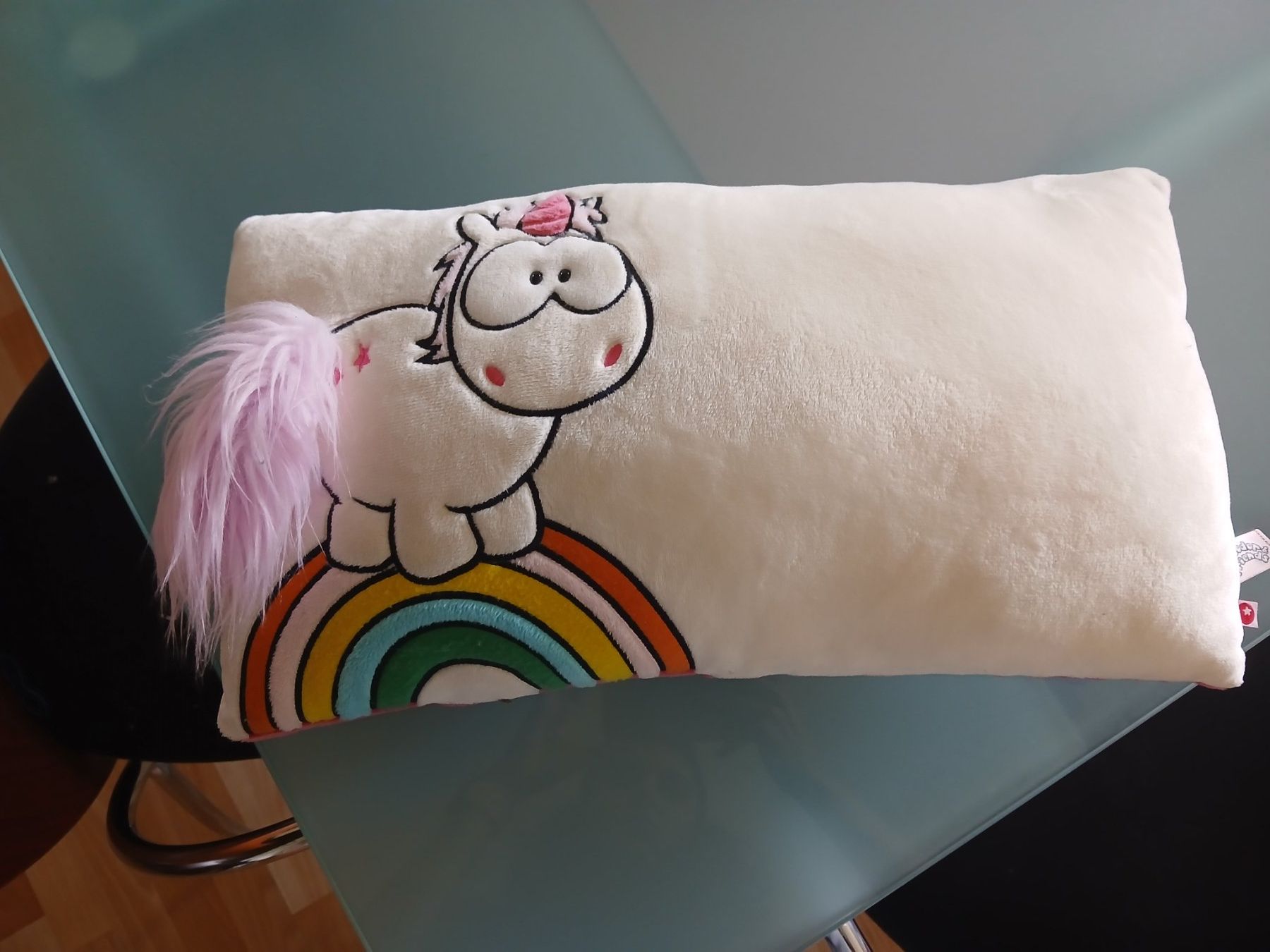 Cuscini: Pummel Einhorn Kissen – Nuovo (secondo la descrizione) da Bärschwil venduto da kik_c28v